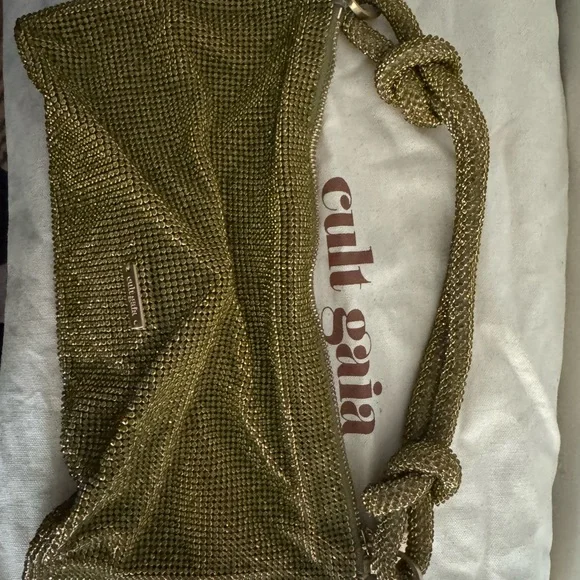 Cult Gaia Green Crystal Mesh Bag - Picture 4 of 4